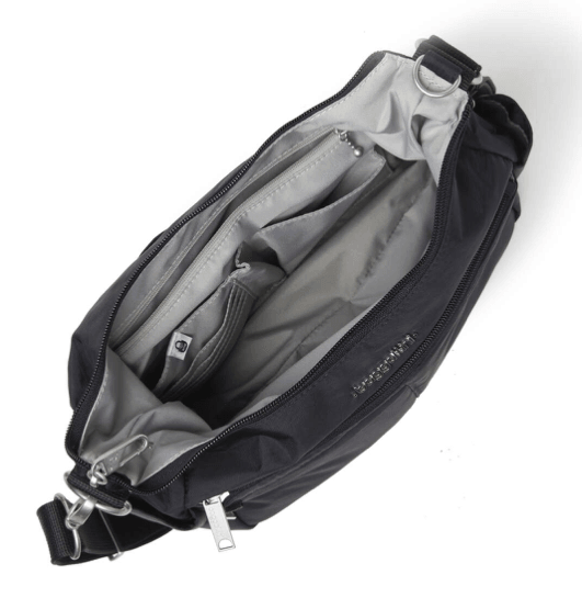 Baggallini Securtex Anti-Theft Crossbody Bag for Women - Lightweight Travel Purse with RFID Protection, Perfect for Commuting, Shopping & Vacation