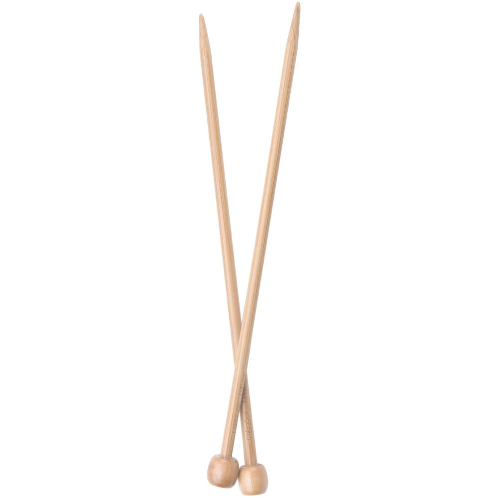 ChiaoGoo Natural Wood Knitting Needles - Single Size for Smooth Stitching | Perfect for Scarves, Hats & DIY Knitting Projects