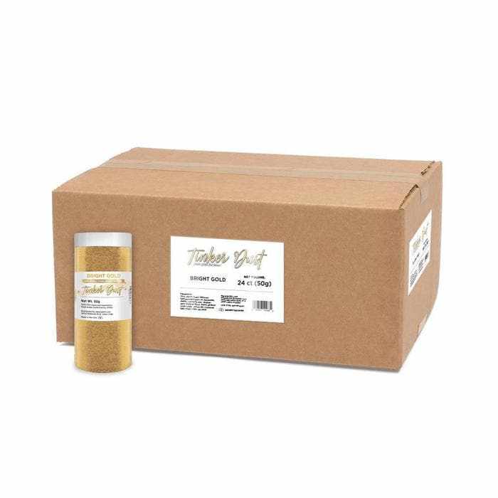 Wholesale Bright Gold Tinker Dust® Glitter for Crafts, DIY Projects, and Party Decorations | Premium Cosmetic Grade Glitter for Nails, Makeup, and Art Supplies