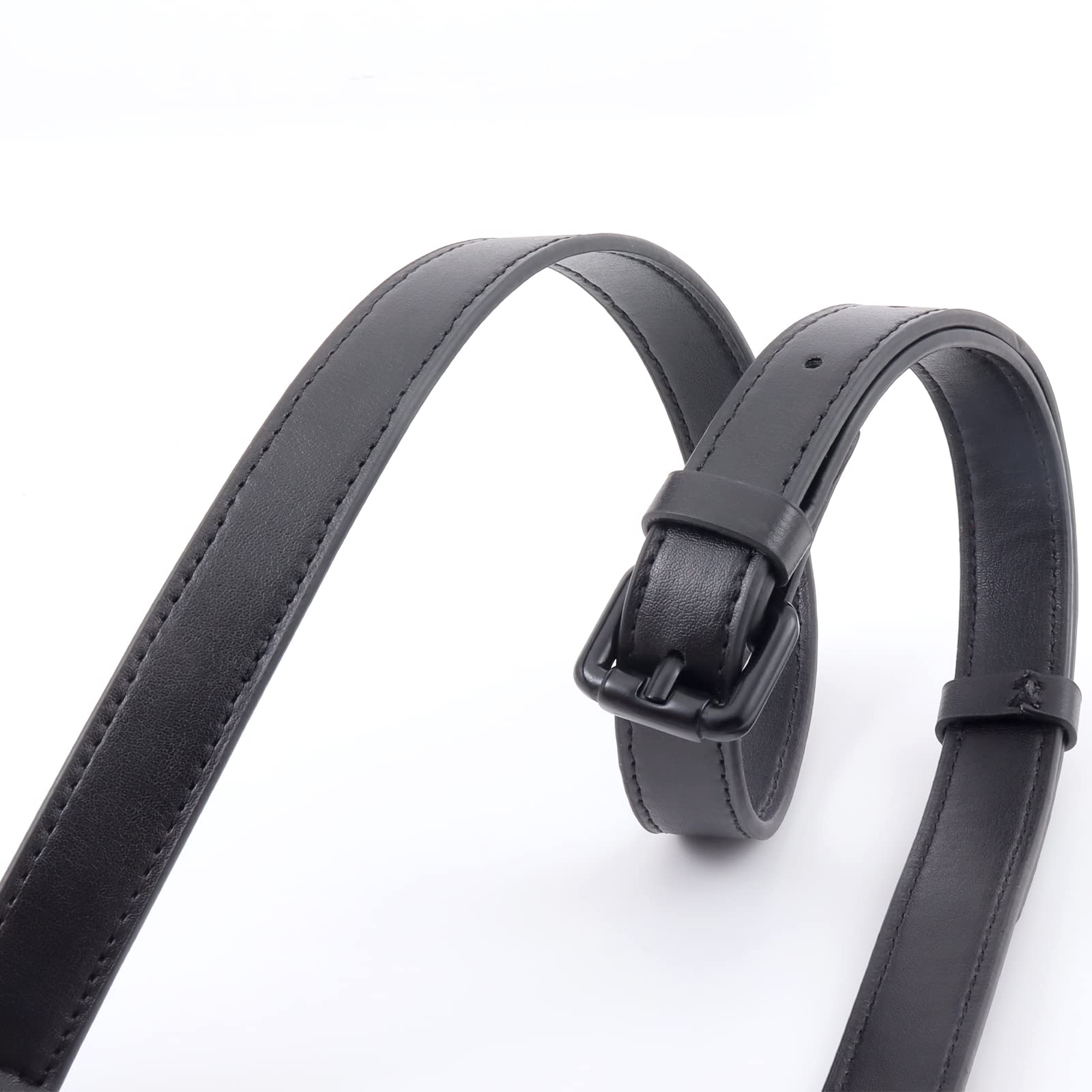 BAIXUEJI Genuine Leather Crossbody Bag Strap - Adjustable Replacement Shoulder Strap for Handbags & Purses - Perfect for Work, Travel & Everyday Use
