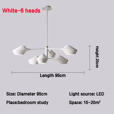Luxury Nordic Chandelier - Modern Crystal Ceiling Light Fixture for Dining Room, Bedroom & Living Room | Elegant Home Decor Lighting Solution