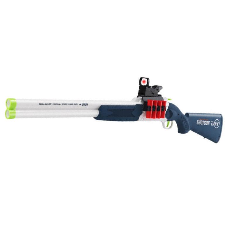 S686 Double Barrel Dart Blaster Toy Gun - Foam Dart Blaster for Outdoor Games, Nerf Battles & Backyard Fun - Perfect for Kids, Teens & Adults (Ages 8+)