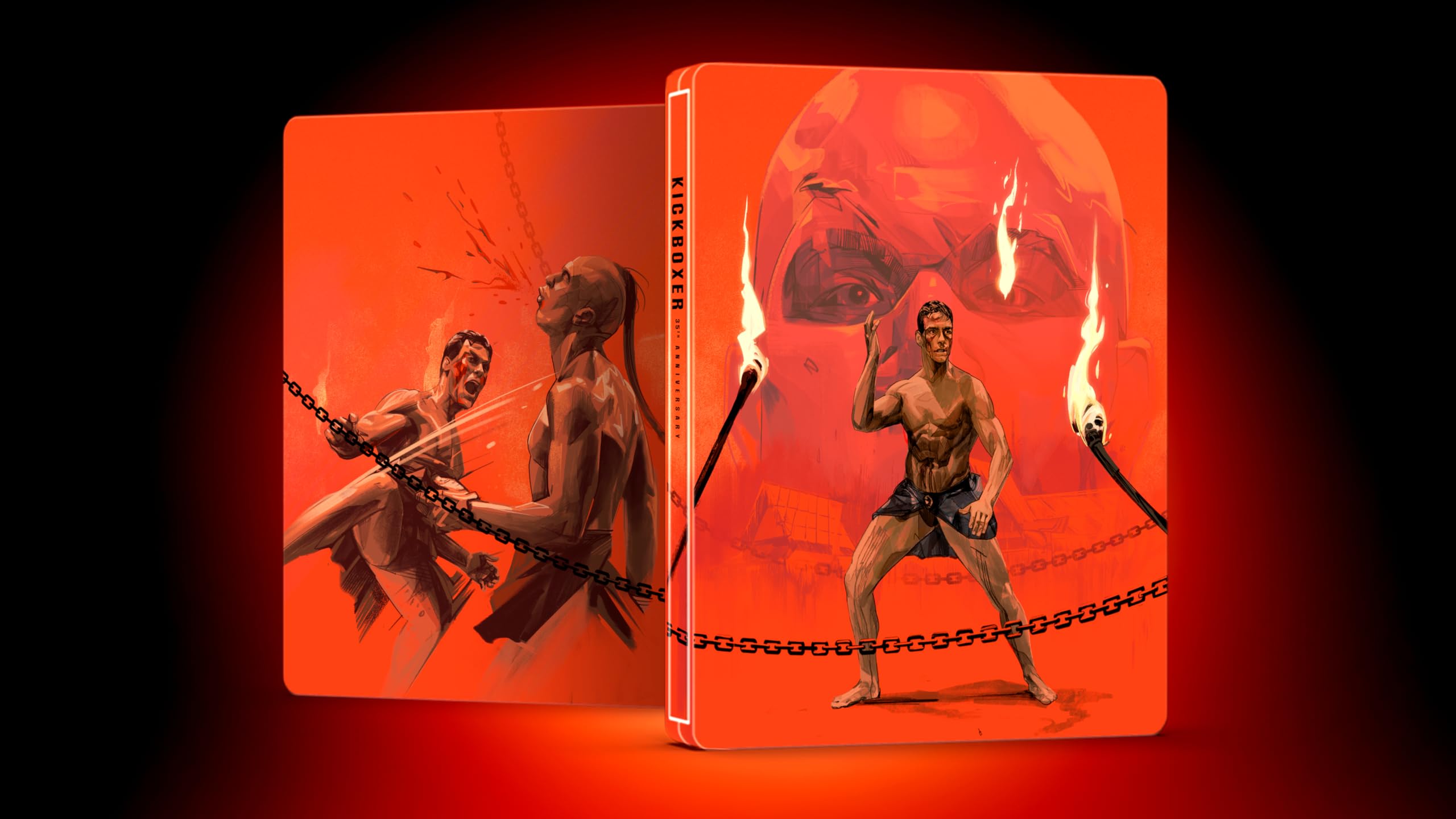 Kickboxer 4K Ultra HD Blu-ray Digital Copy Steelbook Limited Edition - Amazon Exclusive | Perfect for Movie Collectors & Action Film Fans