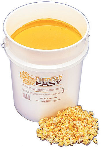 Premium Cheddar Easy Cheese - 30 lb Bulk Pack | Perfect for Restaurants, Catering & Large Events | Smooth Melting & Rich Flavor for Burgers, Nachos & More