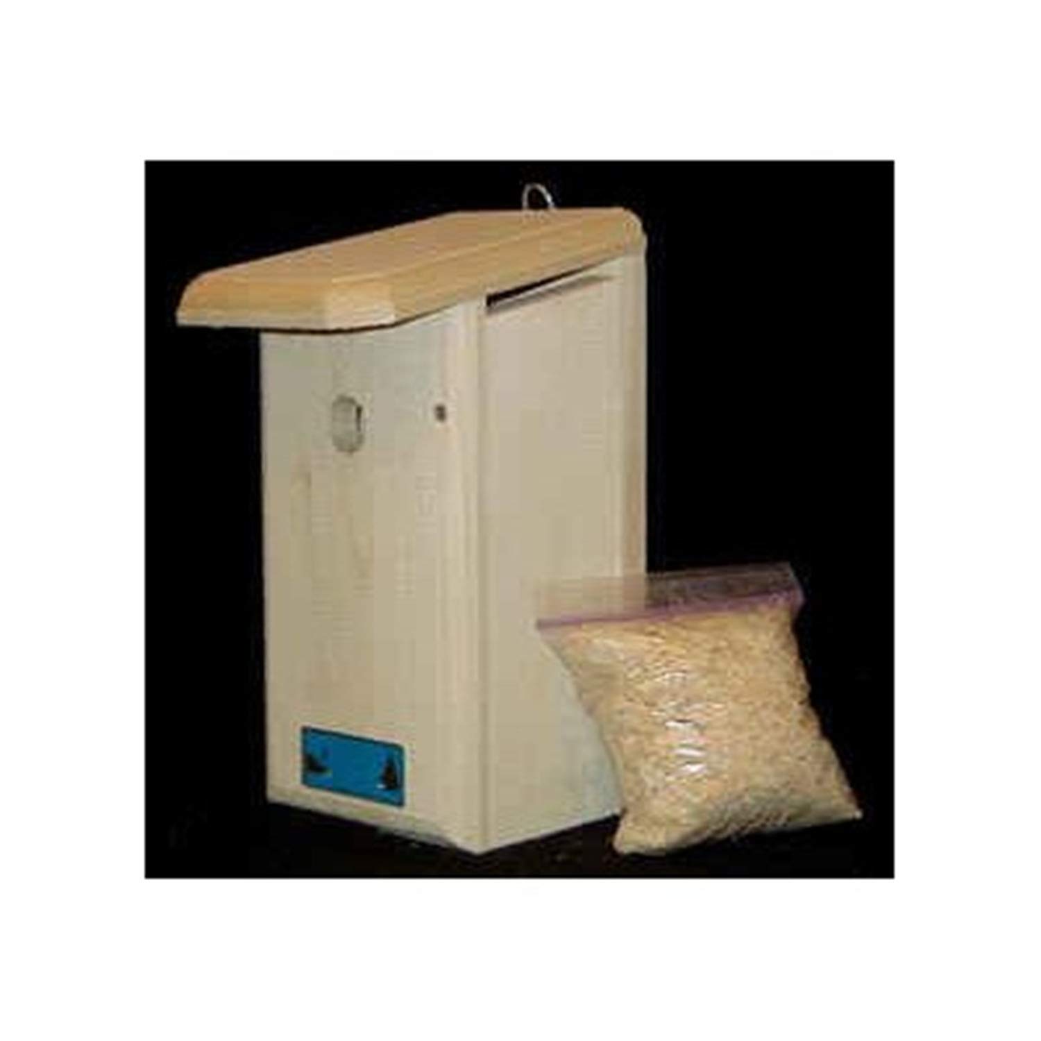 Chickadee Bird House - Natural Wooden Bird Habitat for Outdoor Garden, Backyard, and Wildlife - Perfect for Bird Watching and Nature Lovers