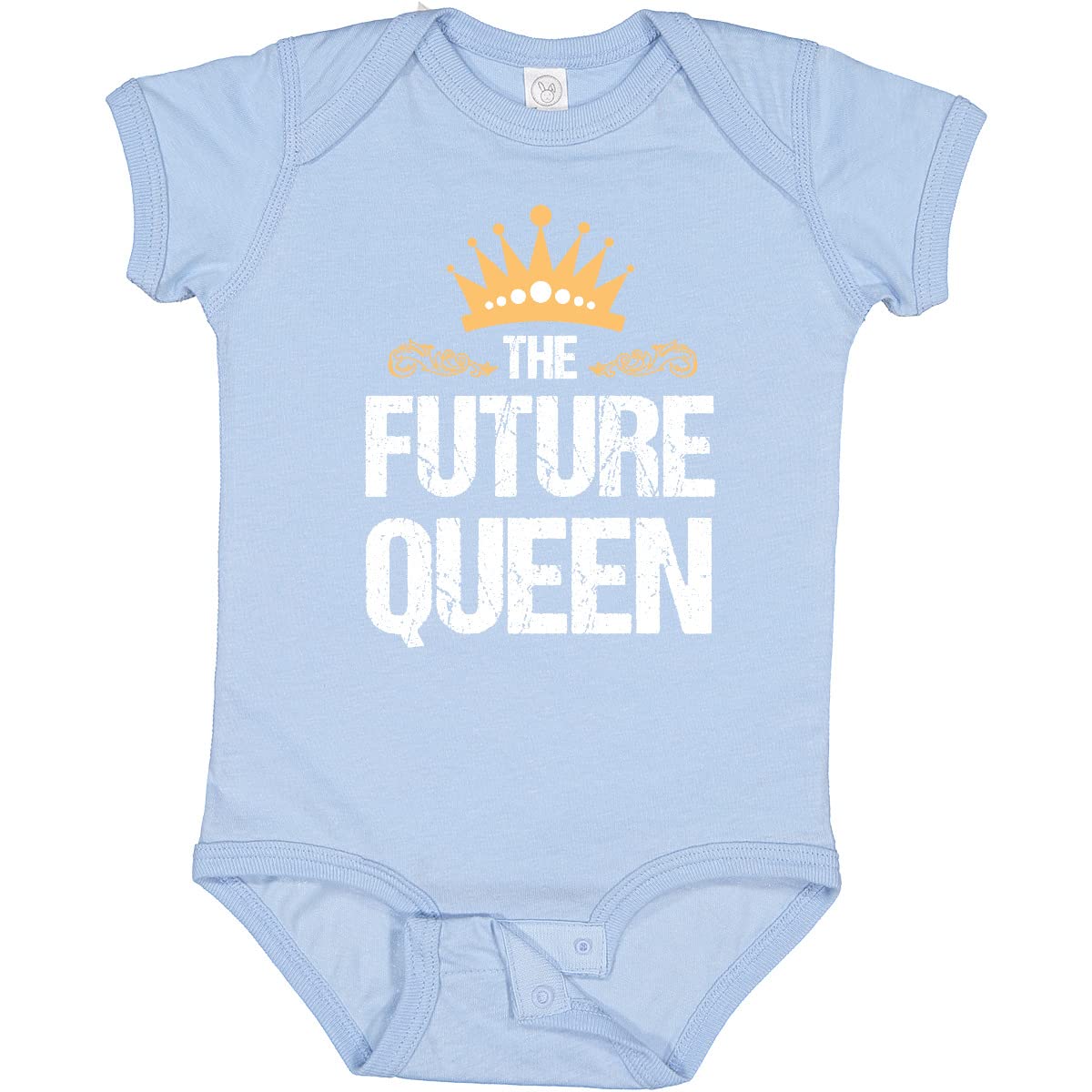 Inktastic The Future Queen of Feminism Baby Bodysuit - Soft Cotton Unisex Infant Onesie for Gender Equality & Women's Rights Support - Perfect for Everyday Wear, Activist Events & Feminist Gift Ideas