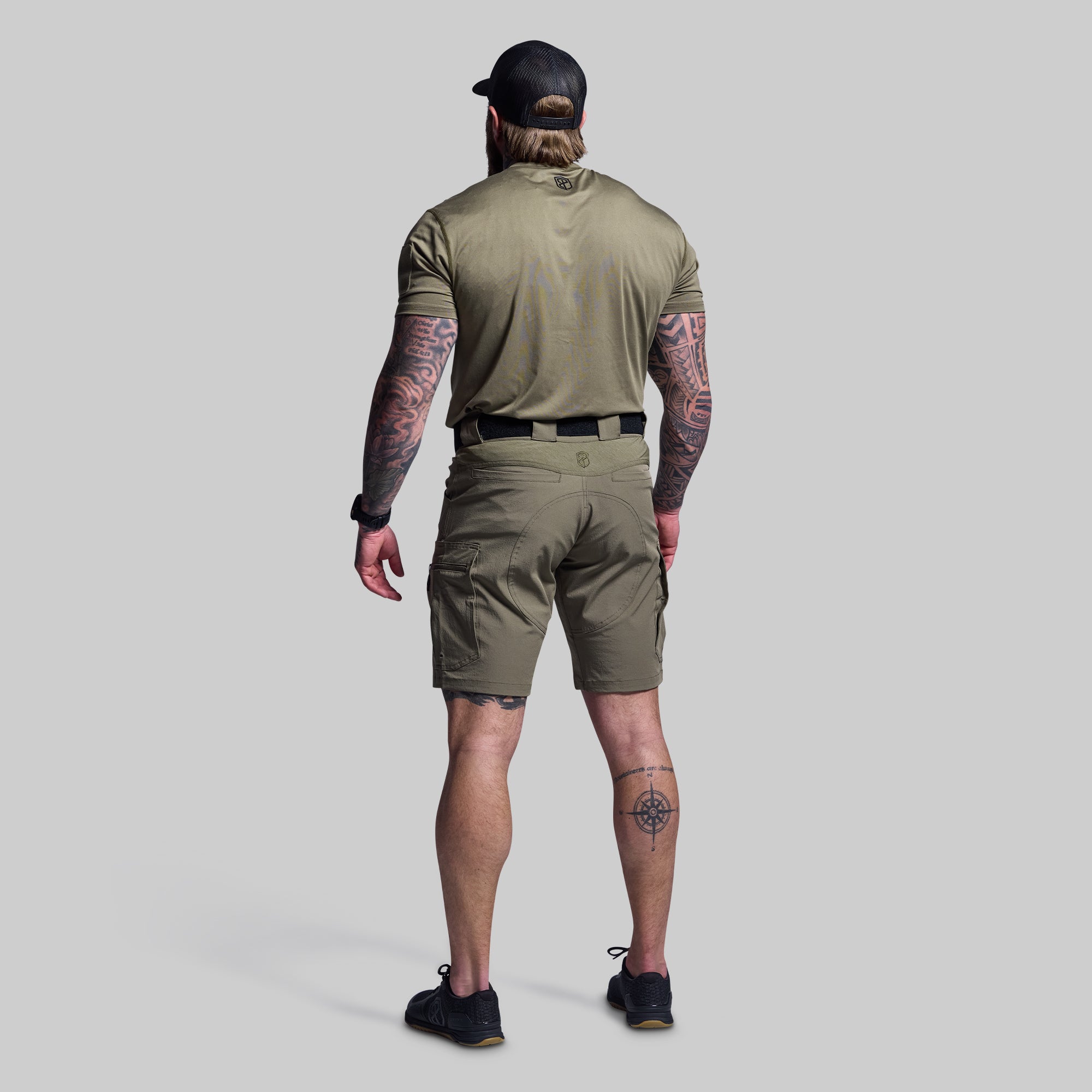 Scout Short (OD Green) - Lightweight Tactical Outdoor Hiking Pants for Men - Perfect for Camping, Hunting & Adventure Travel