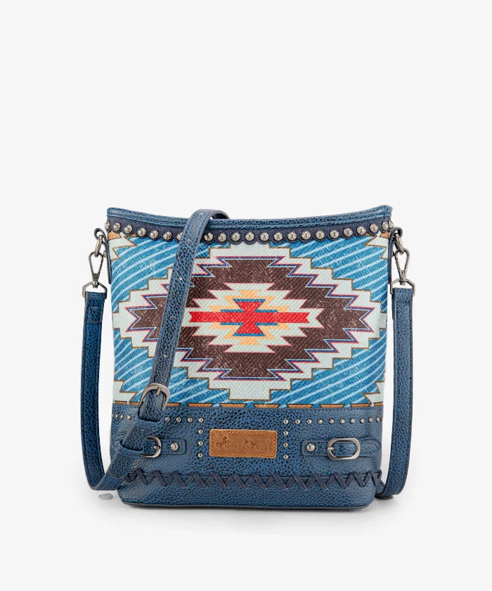Montana West Aztec Printed Concealed Carry Crossbody Purse for Women - Stylish CCW Handbag with Adjustable Strap for Everyday Use, Travel & Shopping