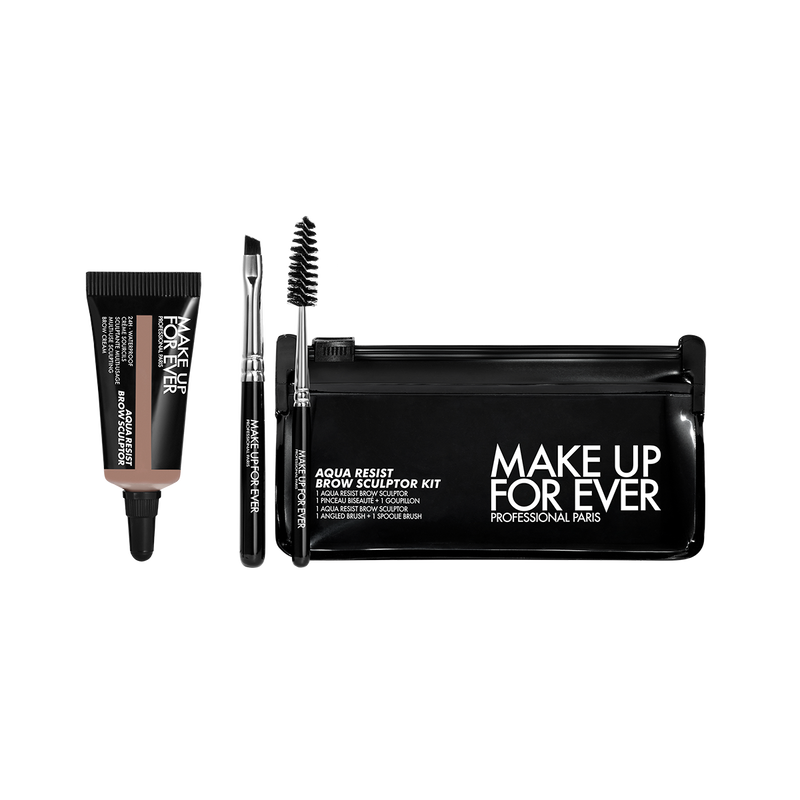 Aqua Resist Brow Sculptor Kit - 15 Neutral Blonde Waterproof Eyebrow Pencil & Styler for Natural-Looking Brows | Perfect for Daily Makeup, Gym & Swimming