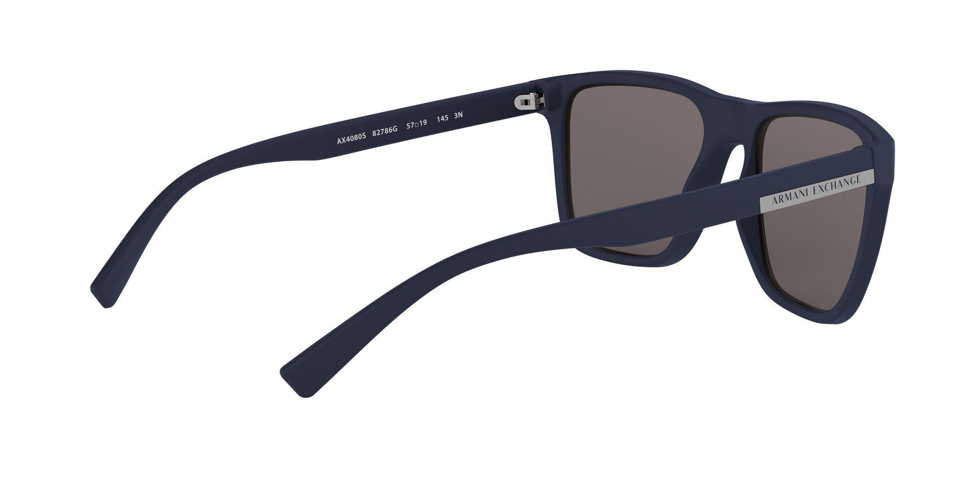 Armani Exchange 4080S Polarized Sunglasses for Men & Women - UV Protection, Fashion Aviator Style - Perfect for Driving, Beach & Outdoor Activities