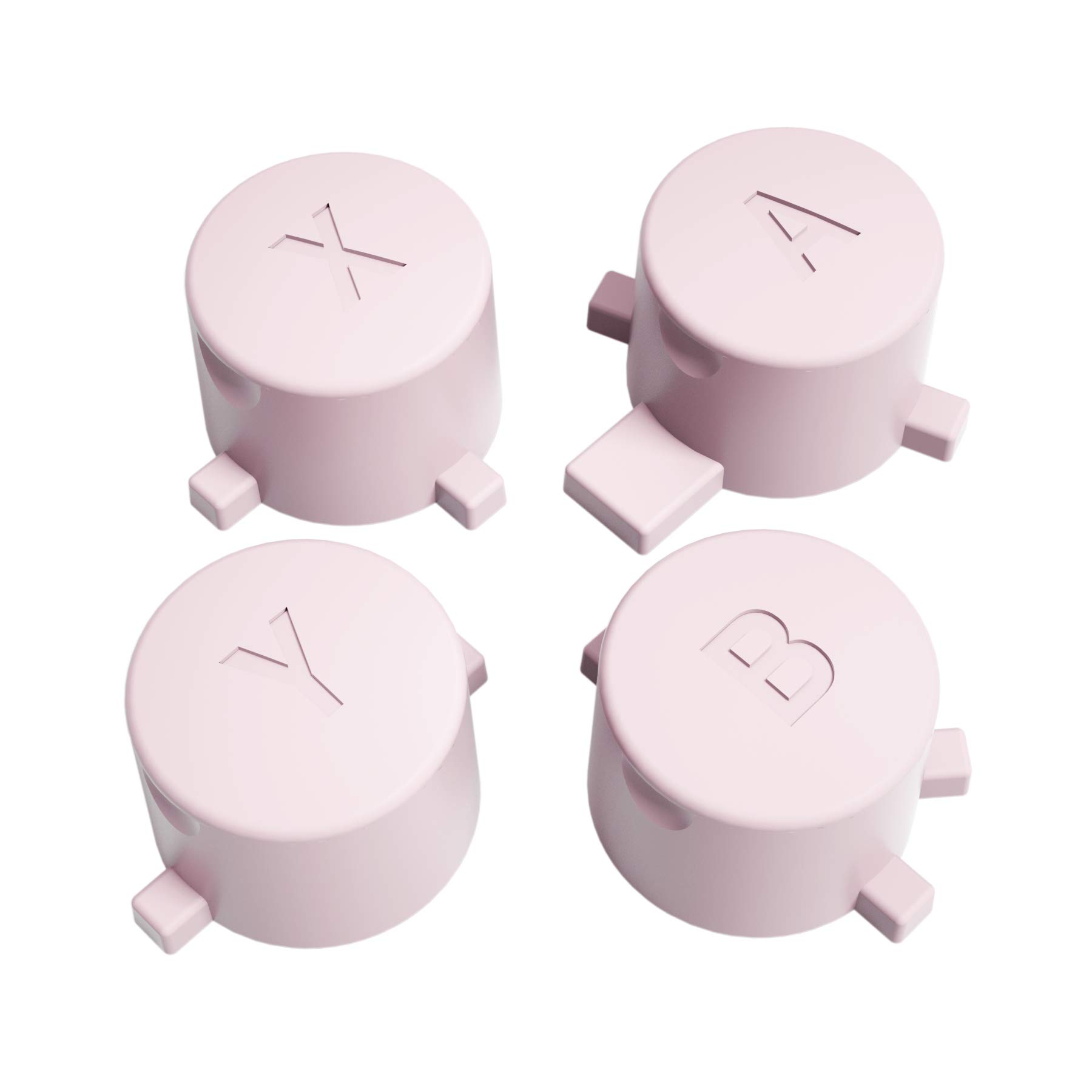 eXtremeRate Cherry Blossom Pink ABXY Button Set for Nintendo Switch Pro Controller - DIY Replacement Buttons (Controller Not Included) - Perfect for Customization, Gaming Enthusiasts & DIY Modders