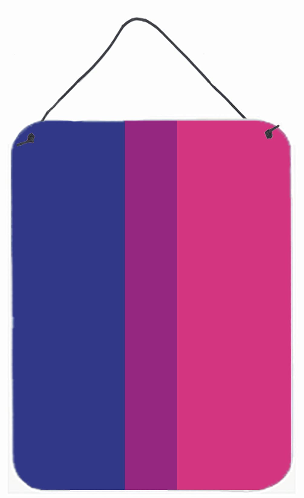 Bisexual Pride Wall Decor - 12x16 Aluminum Metal Sign for Kitchen, Bar, Bathroom & Front Door | Colorful Home & Office Art Plaque | Perfect for LGBTQ+ Pride Celebrations & Gifts