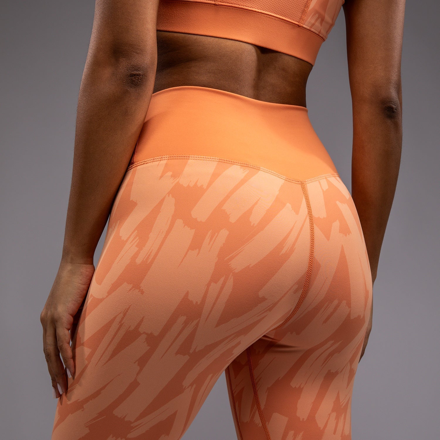 Venum Graffiti Women’s 7/8 Leggings - Velvet Apricot Color - High Waist Yoga Pants for Gym, Running & Workout - Breathable & Stretchy Activewear