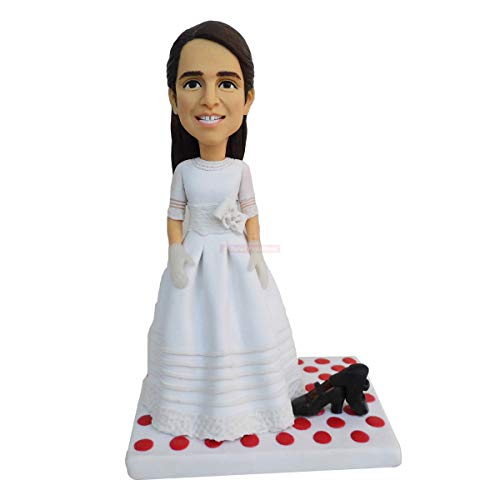 Handmade Resin Polymer Clay Miniature Sculpture - Girl Figurine Collectible Art Statue for Home, Office, Bookshelf & Desktop Decor | Perfect Gift for Collectors, DIY Enthusiasts & Art Lovers