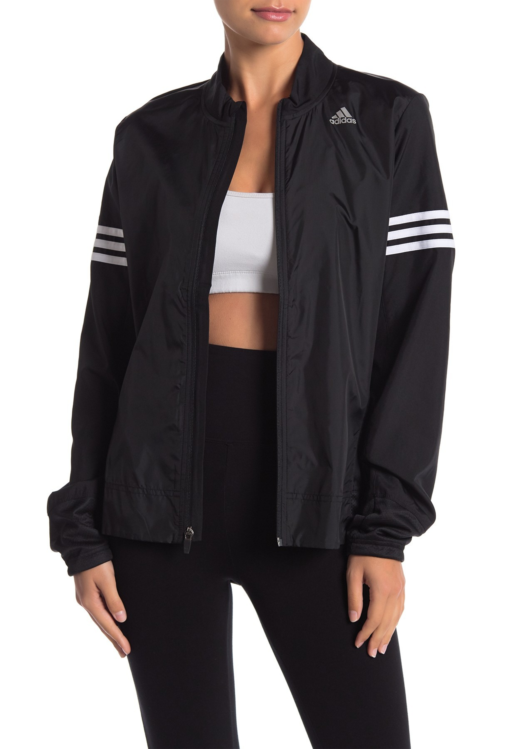 Adidas Women's Response Wind Jacket - Lightweight Running Jacket with Water-Resistant Shell for Outdoor Jogging, Hiking & Athletic Training (Style AA5639)