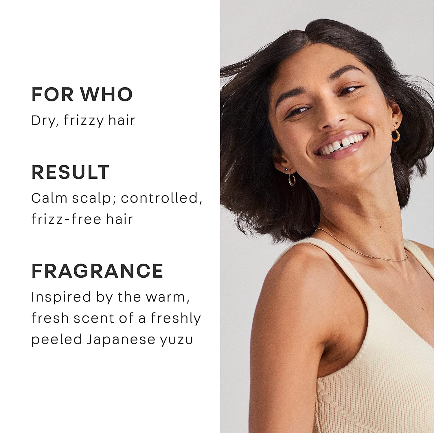 NATURELAB. TOKYO Perfect Smooth Shampoo & Conditioner Set - Weightless Frizz Control for Smoother, Healthier Hair & Scalp - 11.5 Fl Oz Each - Ideal for Dry, Damaged & Frizzy Hair Care at Home or Salon