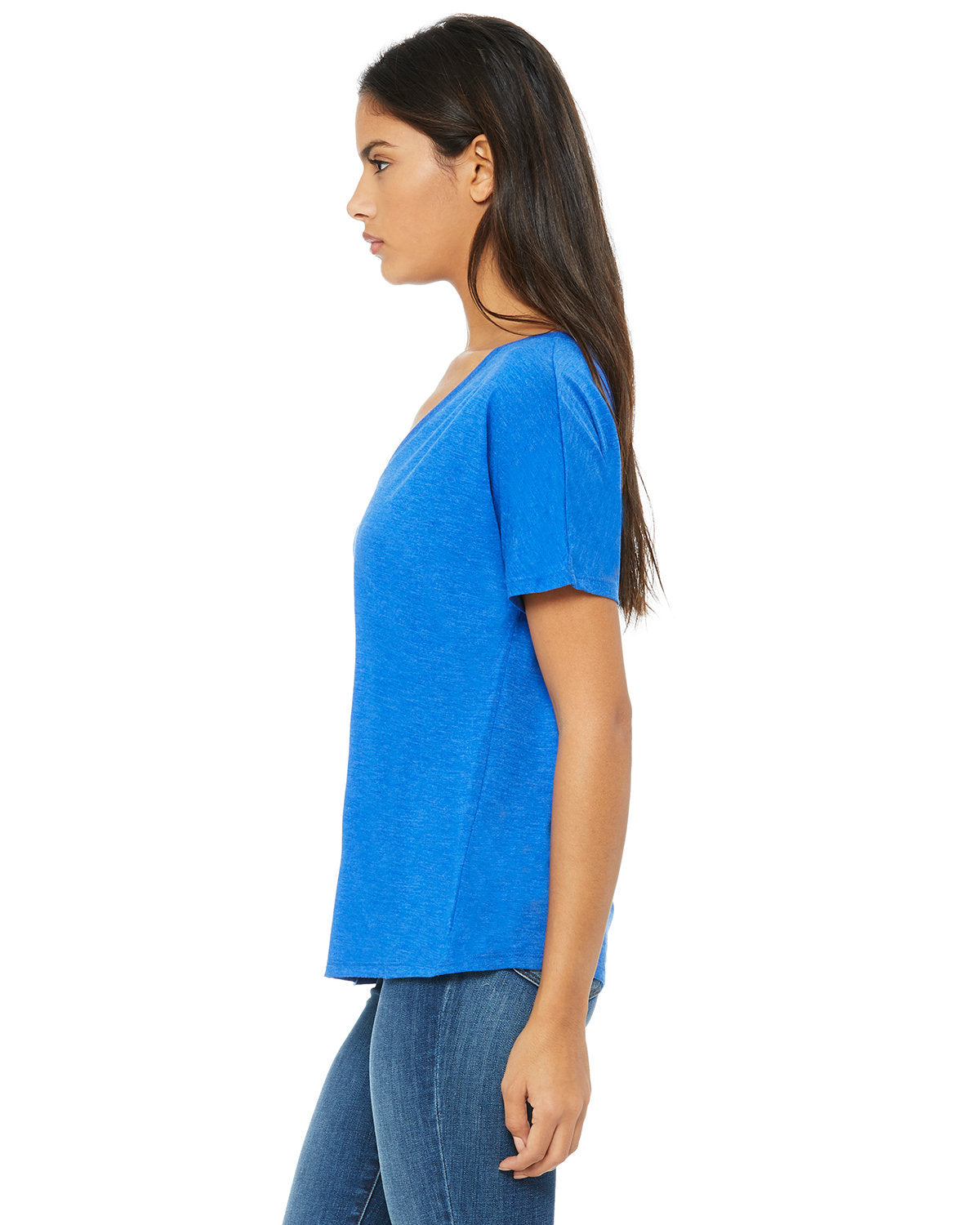 Bella + Canvas 8815 Women's Slouchy V-Neck T-Shirt - Soft & Comfortable Casual Tee for Everyday Wear, Lounge, and Outfits