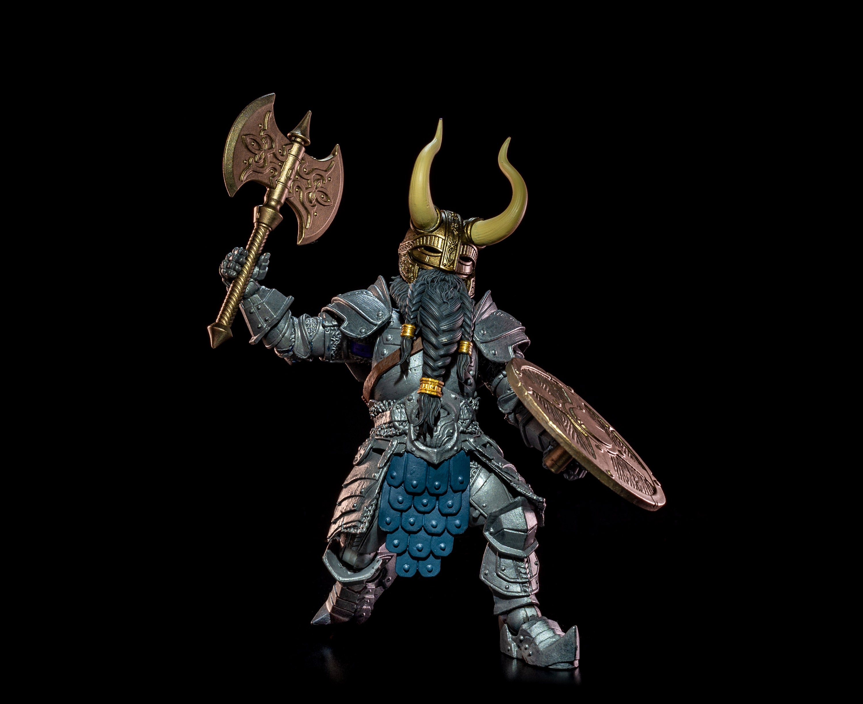 Mythic Legions: Army of Leodysseus Deluxe Dwarf LB (Legion Builder) Action Figure - Collectible Fantasy Warrior for Display & Tabletop Gaming Battles