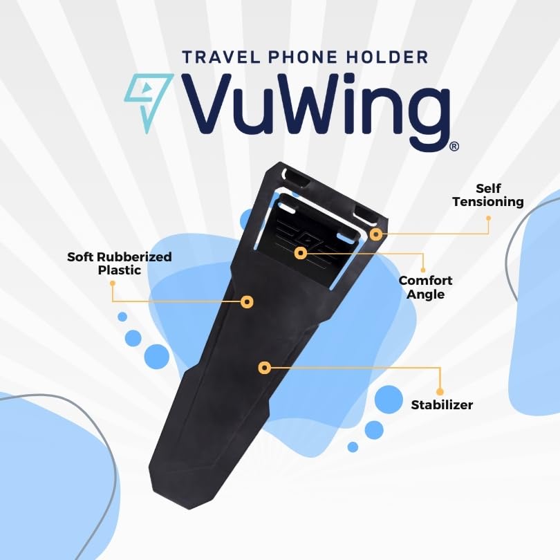 Portable Foldable Phone Stand for iPhone & Android - Adjustable Holder for Desk, Travel, Watching Videos & Video Calls