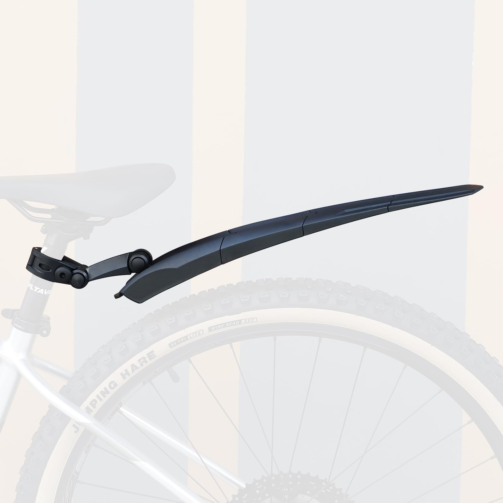 24/26/27.5 Inch Bike Fender Set - Universal Front & Rear Mudguards for Mountain, MTB & Road Bicycles - Perfect for Wet Weather Commuting & Off-Road Cycling Protection