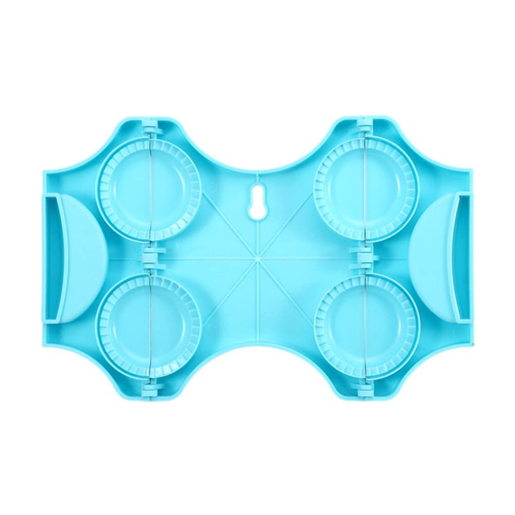 DOITOOL Dumpling Maker Press Mold - Easy Chinese Dumpling, Pie, Ravioli & Empanadas Dough Press Tool - Blue Kitchen Accessory for Homemade Dumplings & Pastries | Perfect for Family Cooking, Party Snacks & Meal Prep