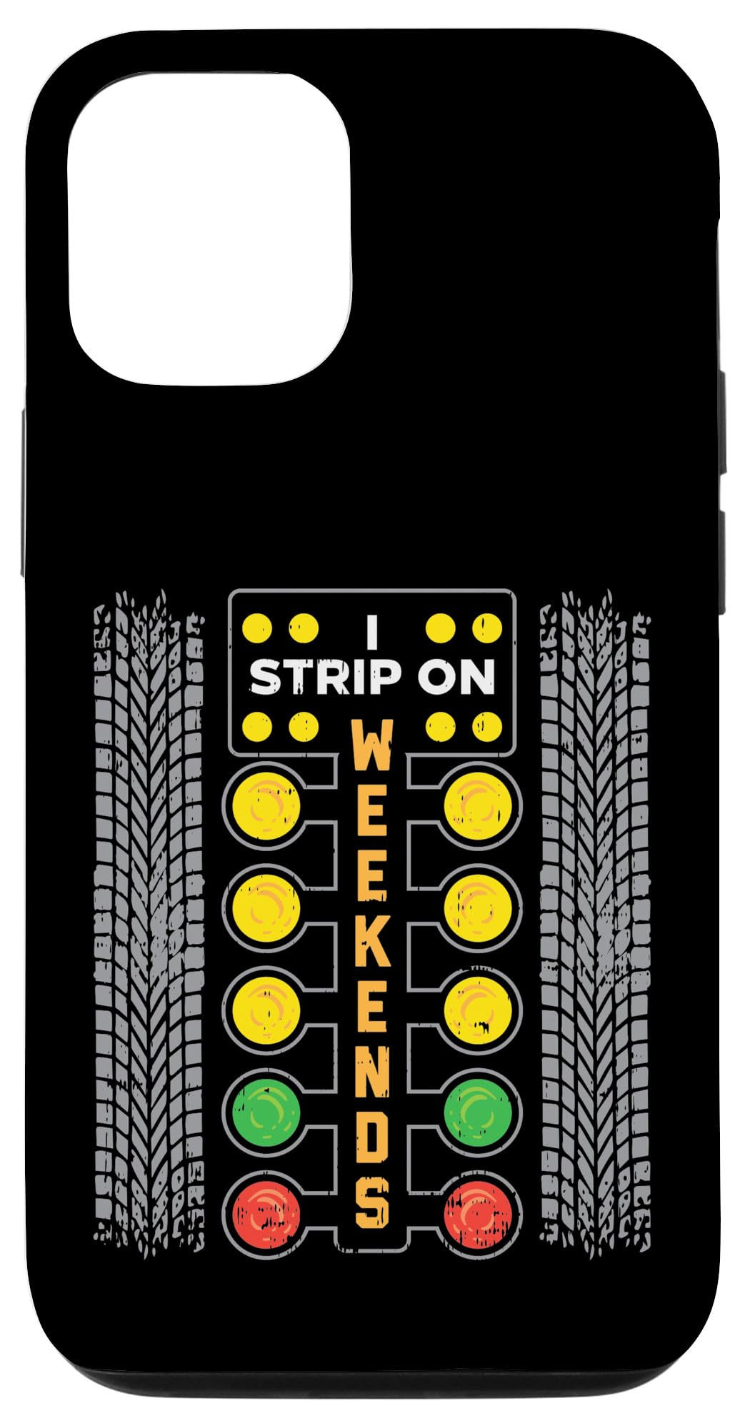 Funny Drag Race Racing Car Driver iPhone 12/12 Pro Case - Perfect Gift for Racer Enthusiasts & Weekend Car Show Events