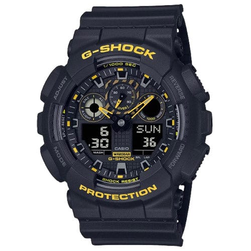Casio G-Shock GA-100CY-1A Men's Digital Sport Watch - Shock Resistant, Waterproof, Durable for Outdoor, Military, and Everyday Use