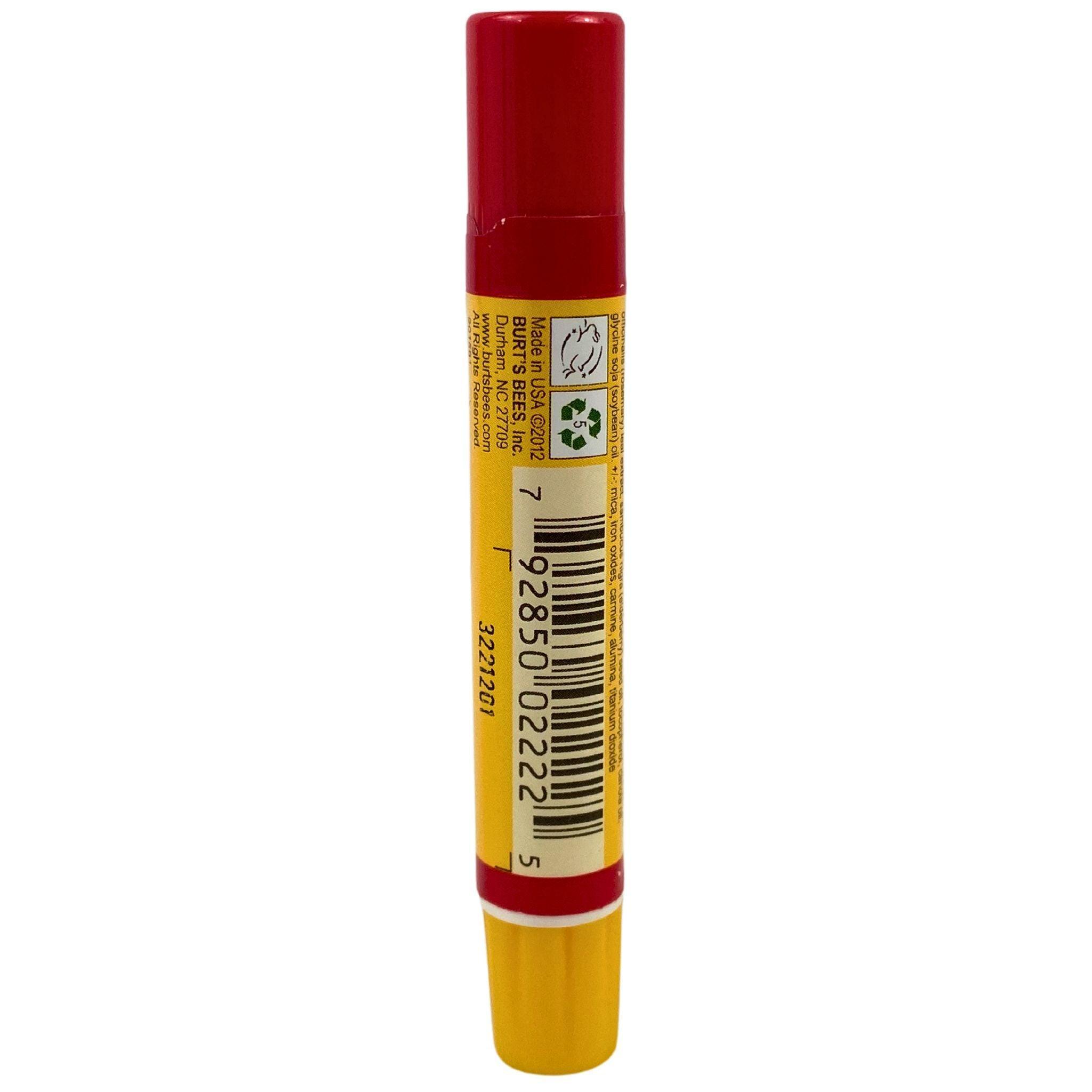 Burt's Bees Lip Shimmer in Cherry - 100% Natural Moisturizing Lip Balm, 0.09 oz (Pack of 48) - Perfect for Daily Hydration, Gifts & On-the-Go Use