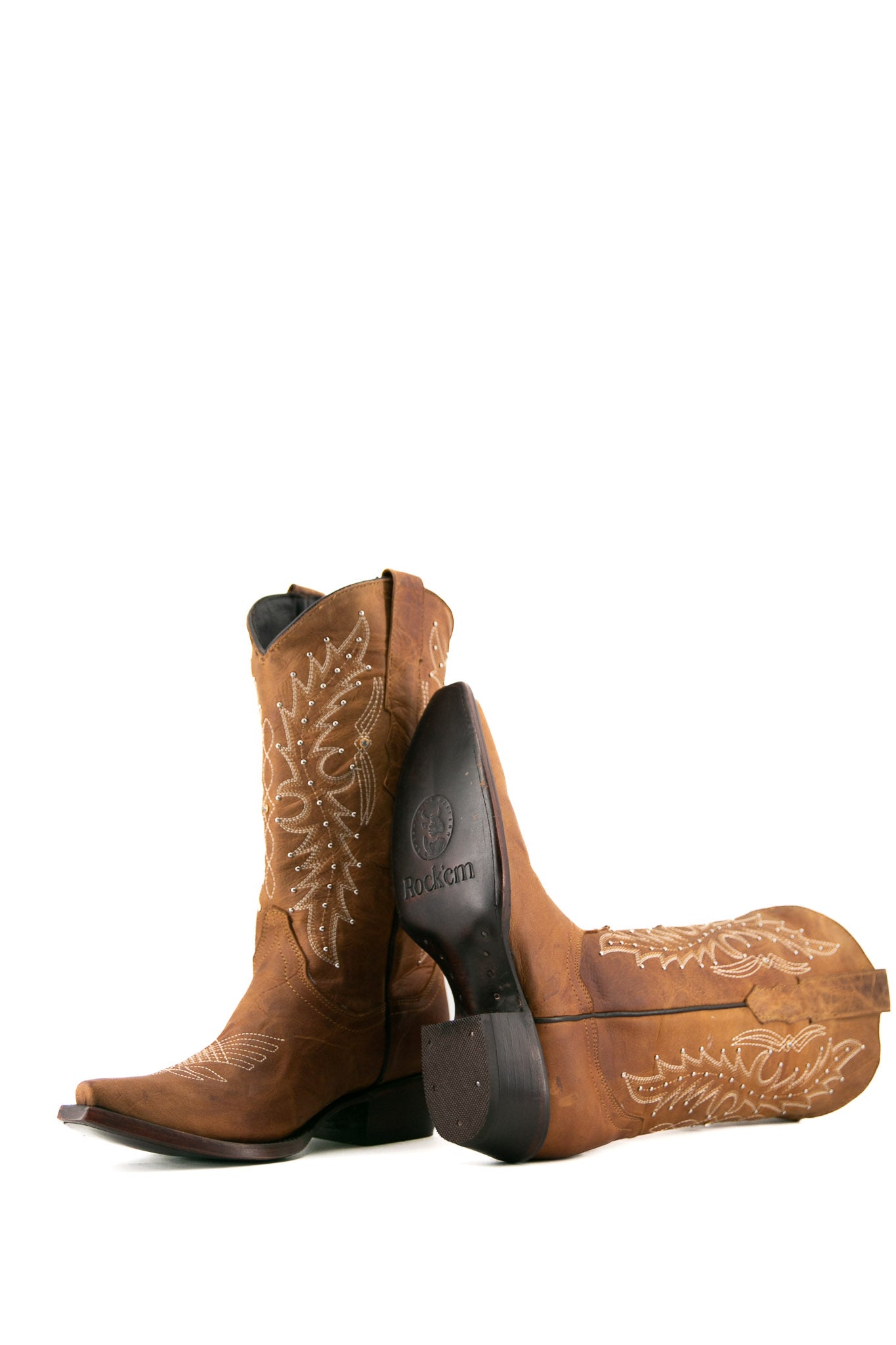 Paulina Snip Toe Cowgirl Boots for Women - Western Ankle Boots with Pointed Toe & Stylish Stitching | Perfect for Country Dancing, Rodeo Events & Casual Outfits