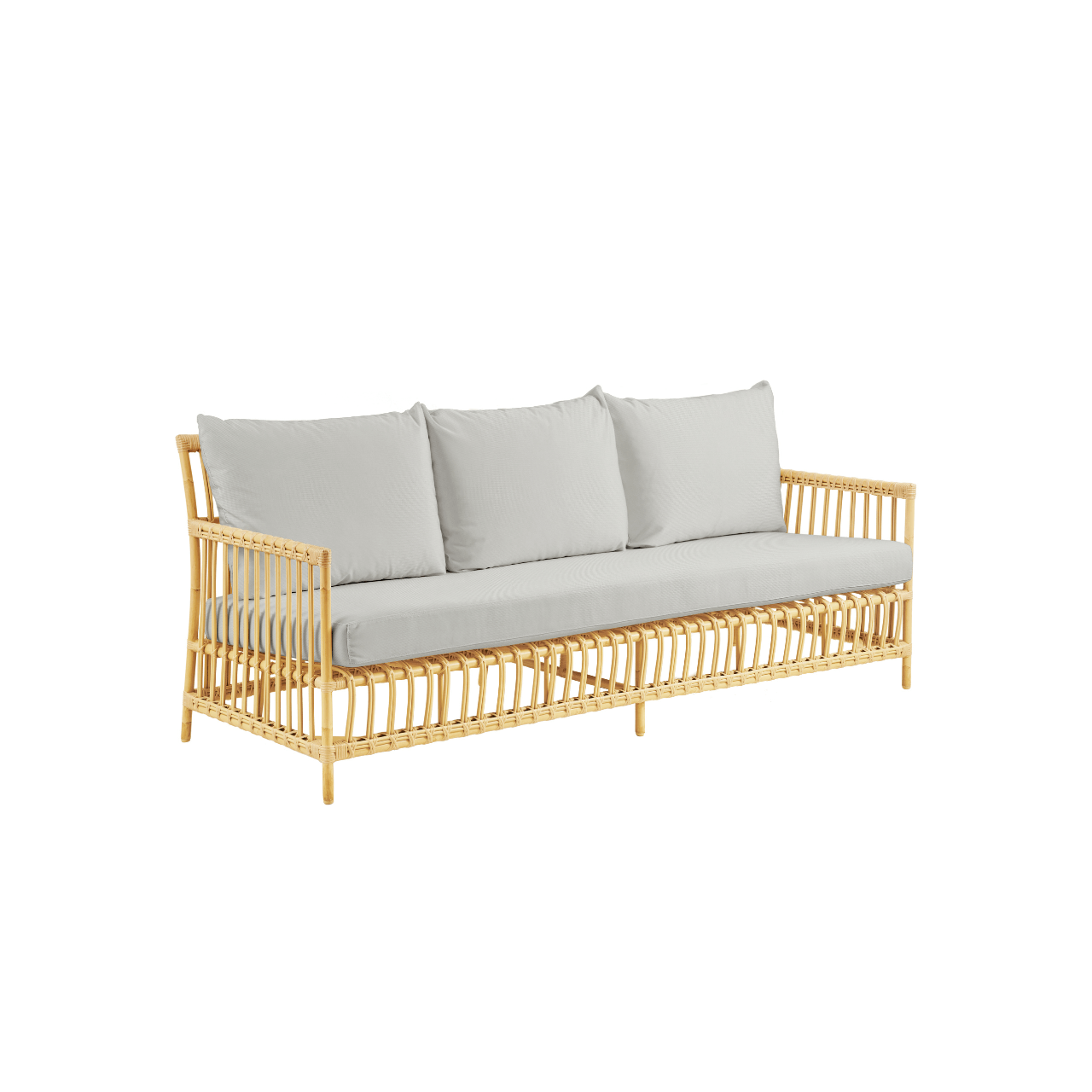 Caroline Outdoor 3-Seater Sofa Set - Waterproof Patio Furniture for Garden, Balcony & Backyard - Comfortable All-Weather Couch for Relaxing Outside