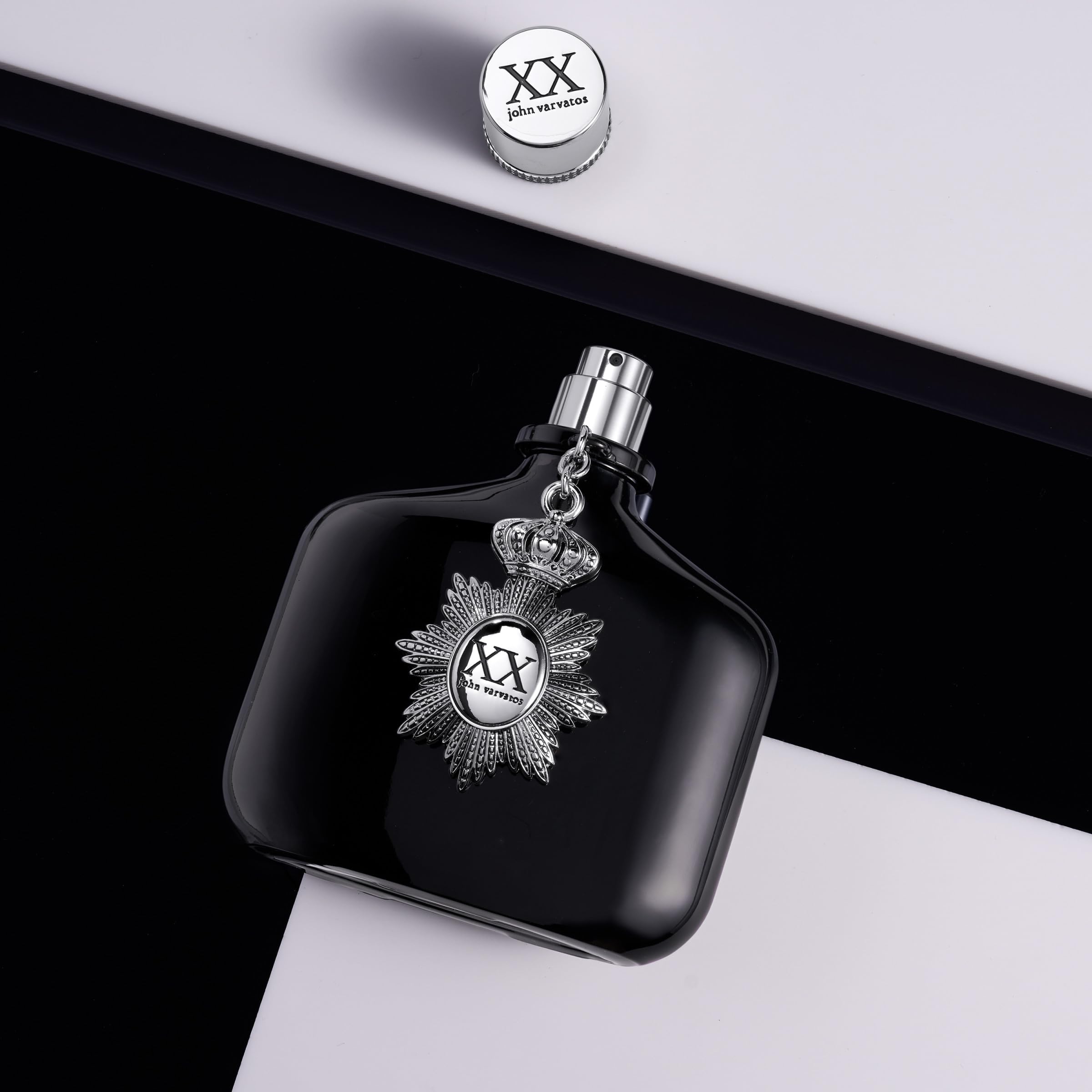 John Varvatos XX Men's Eau de Toilette Spray - Woody Oriental Cologne with Cardamom, Orange Flower & Sandalwood Notes | Perfect for Date Night, Office & Special Occasions
