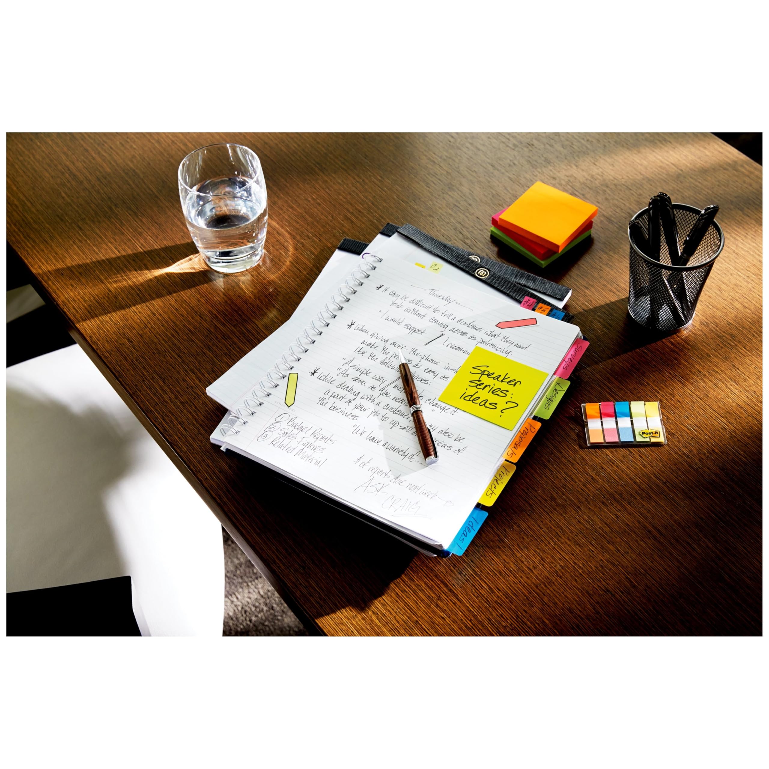Floral Fantasy Sticky Notes, 3x3 Inch, 18 Pads - Office & School Supplies