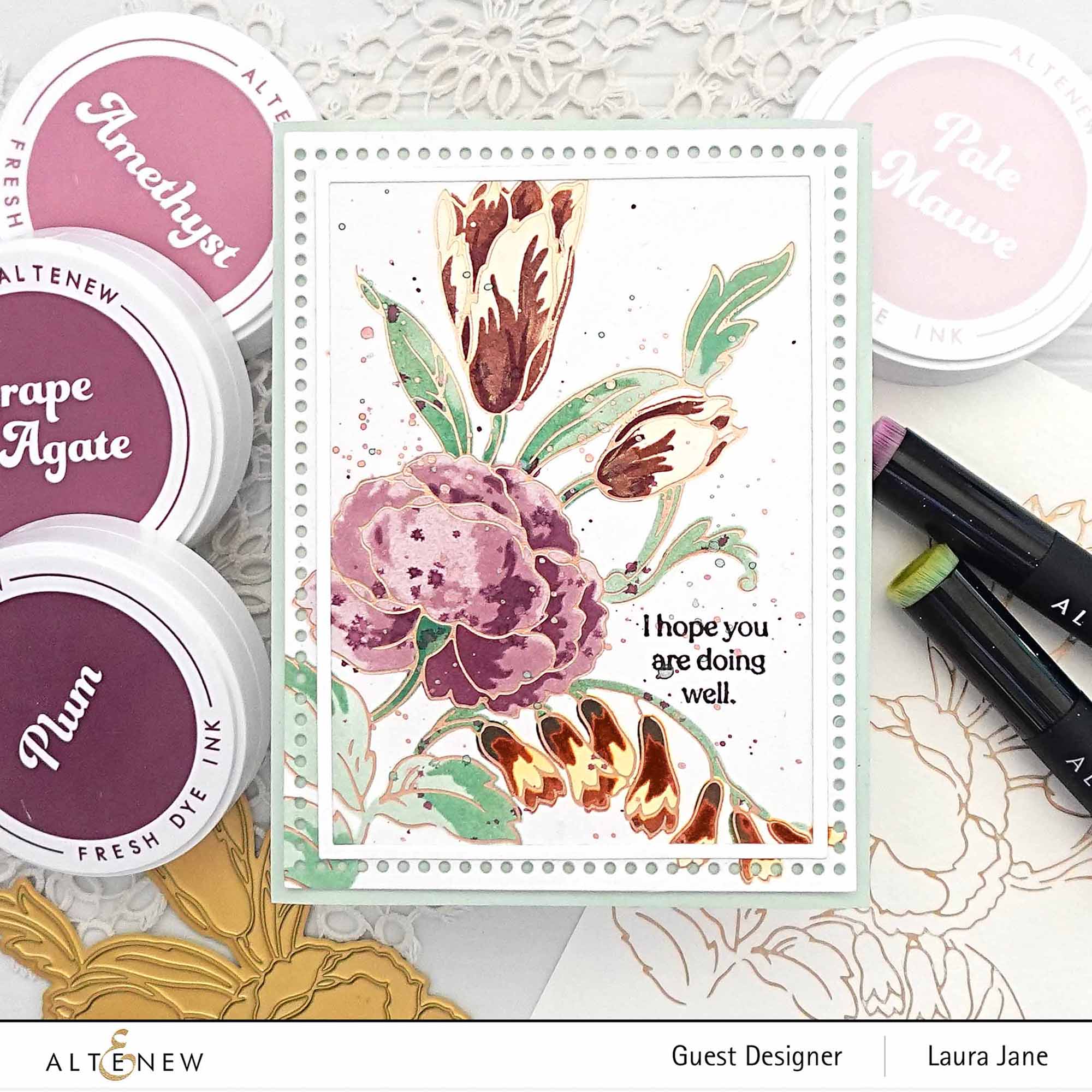 Spark Joy Ornamental Bouquet Add-on Die - Floral Crafting Die for Scrapbooking, Card Making & DIY Paper Crafts - Perfect for Wedding Invitations, Greeting Cards & Home Decor Projects