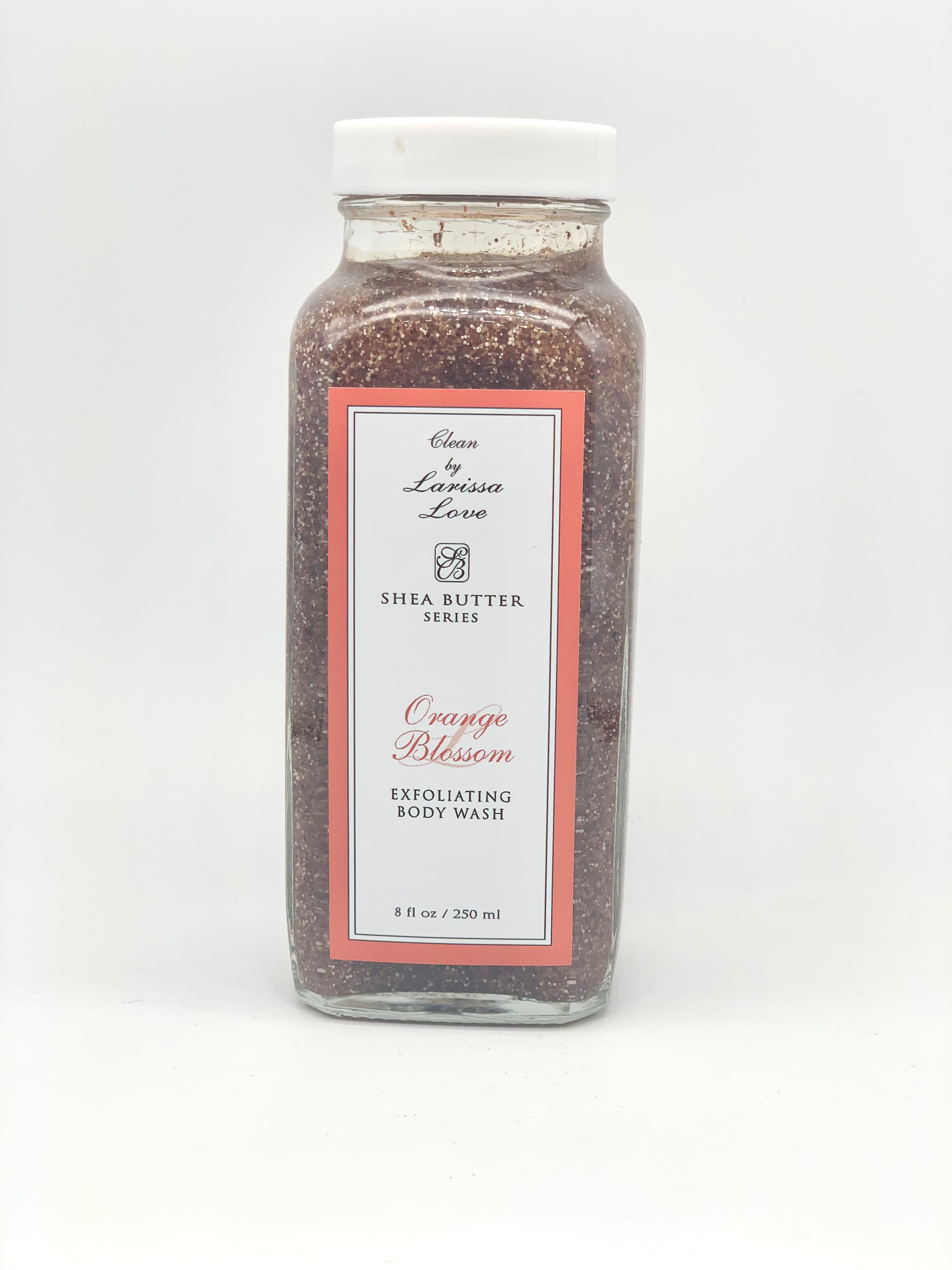 Orange Blossom Exfoliating Bath Gel - Natural Body Scrub for Smooth Skin | Perfect for Spa Day & Relaxing Bath Time