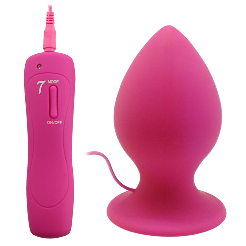 7 Speed Vibrating Anal Plug for Men & Women - Remote Control, Waterproof, Rechargeable - Perfect for Couples Play & Solo Pleasure