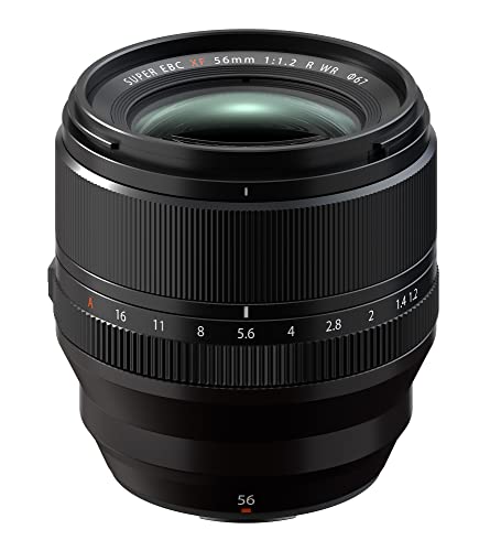 FUJIFILM XF 56mm f/1.2 R WR Prime Lens - Professional Portrait Photography for Fuji X-Mount Cameras | Perfect for Weddings, Studio & Low Light Shooting