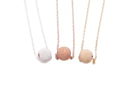 Rose Gold Stardust Necklace & Minimalist Gold Layering Necklace Set - Dainty Silver Ball Pendant Jewelry for Women, Perfect Bridesmaid Gift for Weddings, Anniversaries & Everyday Elegance