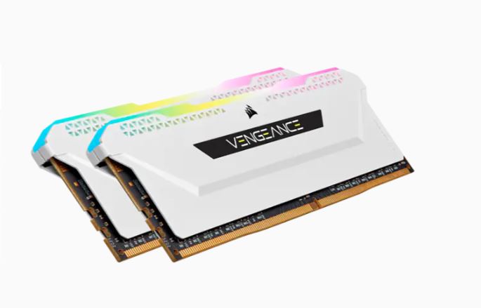 Corsair VENGEANCE RGB PRO SL 32GB (2x16GB) DDR4 3600MHz C18 Desktop Memory Kit - White RGB Lighting | High Performance Gaming PC RAM | Perfect for Streaming, Video Editing & Content Creation