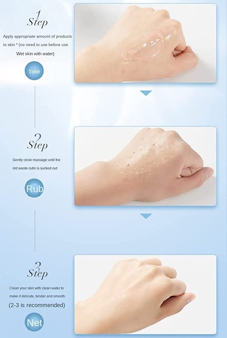 Niacinamide Body Milk & Amide Clay Cream - Skin Brightening & Exfoliating Mud Gel for Smooth, Glowing Skin | Perfect for Spa Days & At-Home Skincare Routines