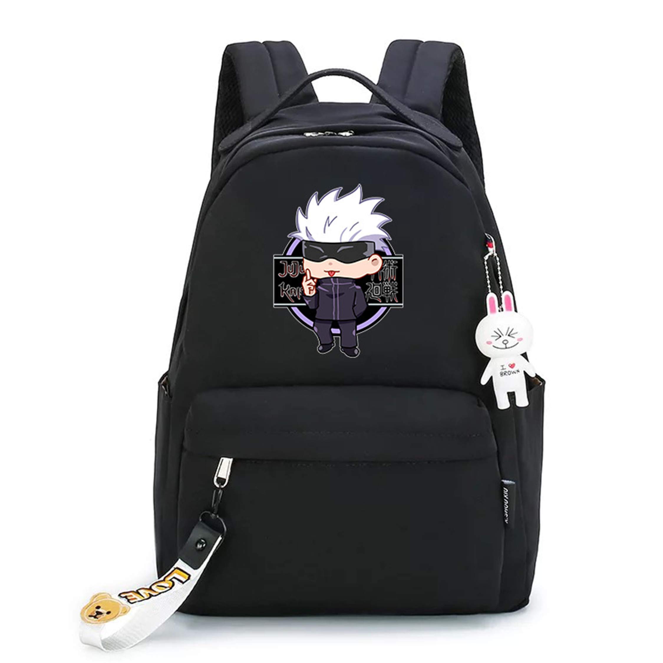 GO2COSY Anime Jujutsu Kaisen Backpack - Lightweight School Bookbag for Students, Daypack with Shoulder Strap - Perfect for College, Travel & Cosplay