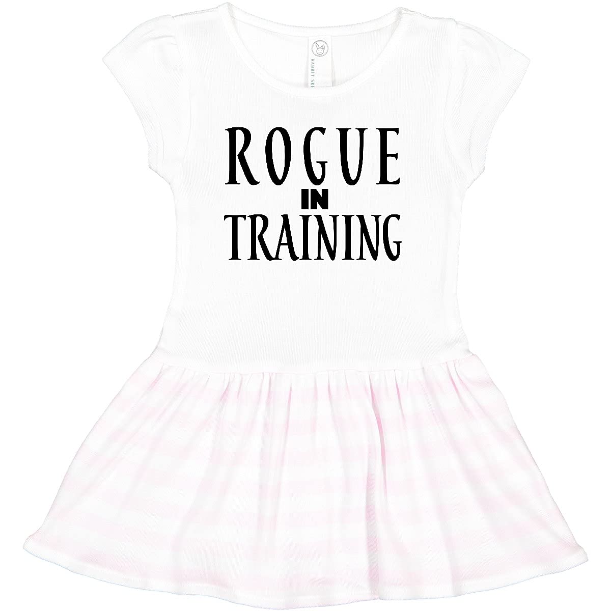 Inktastic Rogue in Training Toddler Dress - Cute & Comfortable Baby Girl Outfit for Playdates, Parties & Everyday Wear