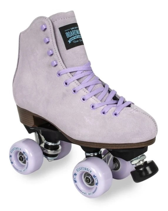 Sure Grip Boardwalk Roller Skates - Lavender Outdoor & Indoor Quad Roller Skates for Women & Girls - Perfect for Rink, Park, Street Skating and Roller Derby