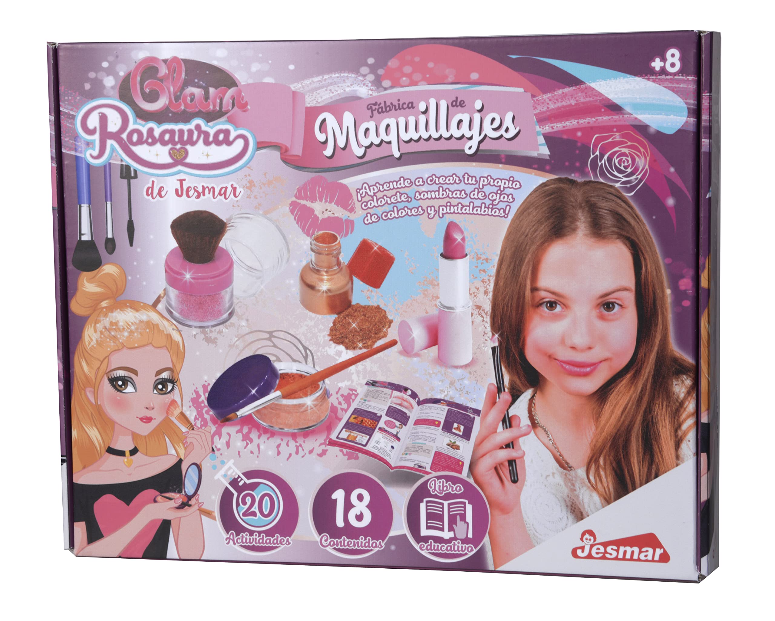 Jesmar Glam Makeup Kit with Educational Book - Falca 1006 for Beauty Beginners