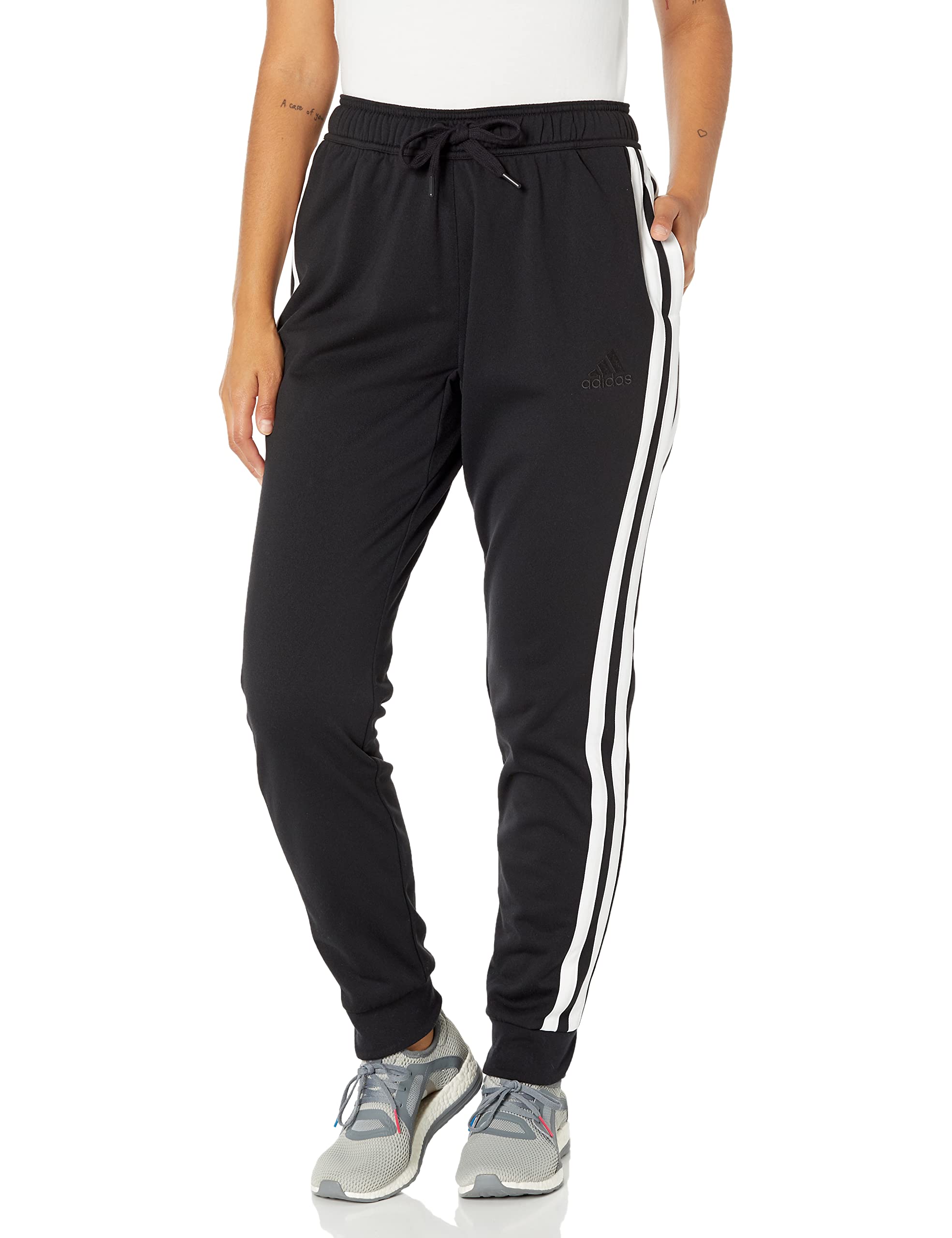 Adidas Women in Power Jogger Pants - High Waisted Athletic Running Yoga Lounge Pants for Women - Perfect for Workouts, Gym, Casual Wear & Relaxation