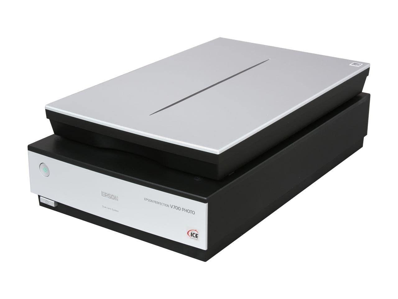 Epson Perfection V700 High-Resolution Photo Flatbed Scanner with USB & Firewire Connectivity - Perfect for Digitizing Photos, Documents, and Film Negatives at Home or Office