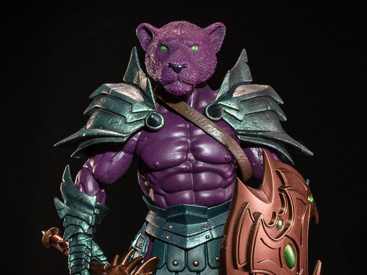 Mythic Legions: Legion of Arethyr Purrrplor Action Figure - Collectible Fantasy Warrior for Display & Role-Playing Games (RPG)