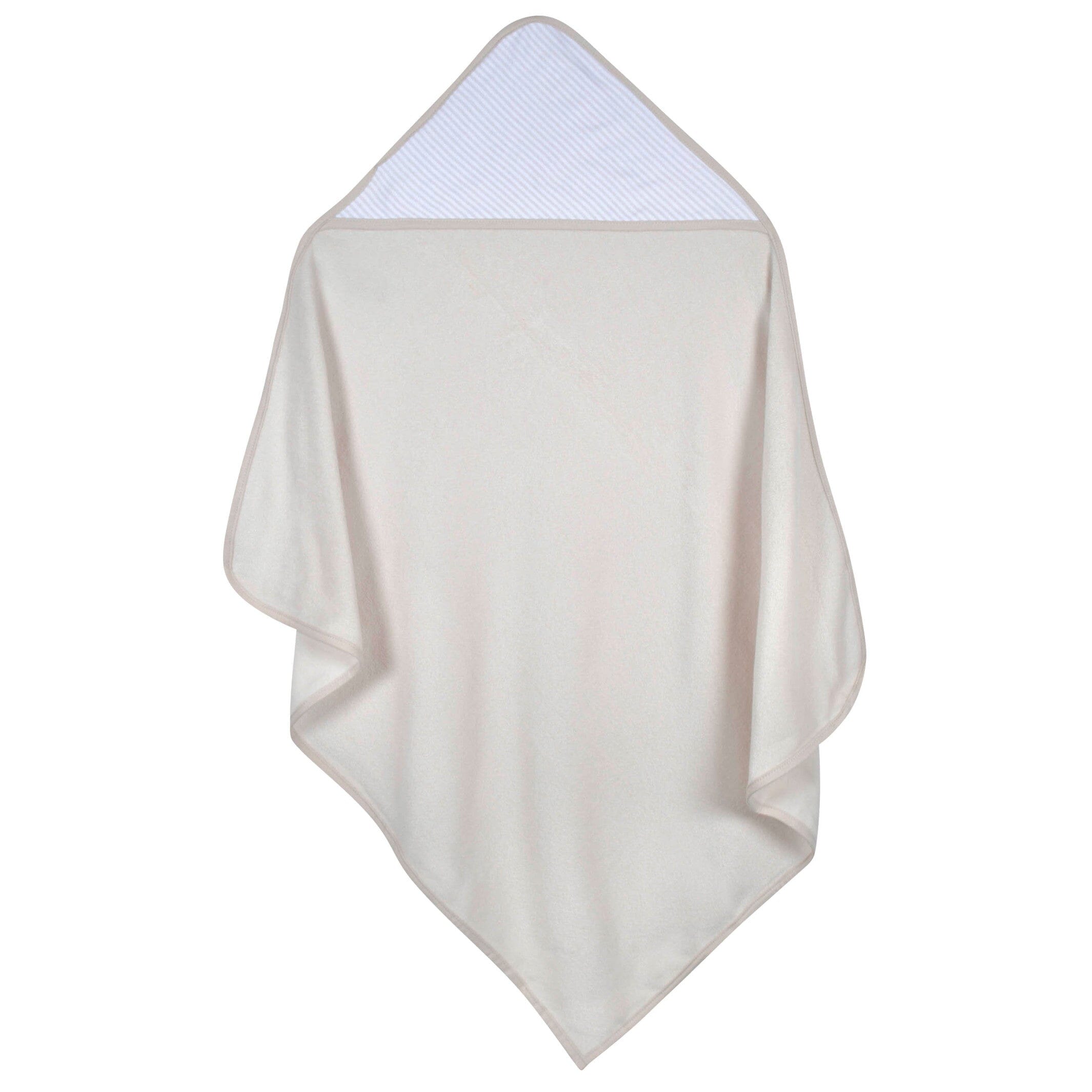 3 Pack Baby Neutral Natural Foliage Hooded Towels - Soft Organic Cotton Newborn Bath Towels for Boys & Girls - Perfect for Bath Time, Swimming & Photo Shoots