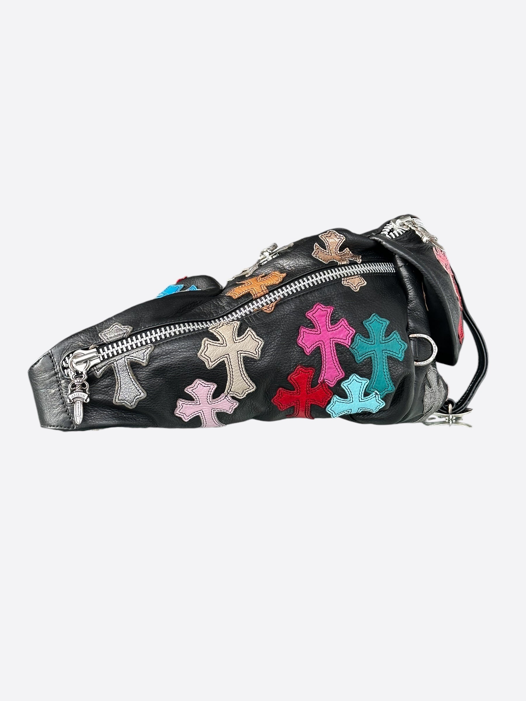 Chrome Hearts Black Multicolor XL Snat Pack - Stylish Crossbody Bag for Men & Women | Perfect for Travel, Concerts, and Everyday Use