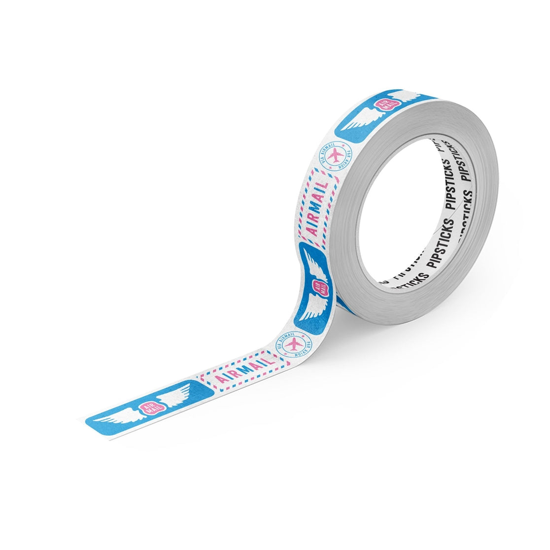 Airmail Accents Washi Tape - Vintage Style Decorative Paper Tape for Scrapbooking, Journaling, Gift Wrapping & DIY Crafts - Perfect for Bullet Journals, Planners and Stationery Projects