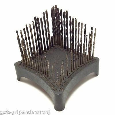 Cleveland Twist Drill Co Numbered Benchtop Bit Holder Index Zinc - Organize & Store Drill Bits for Woodworking & Metalworking Projects